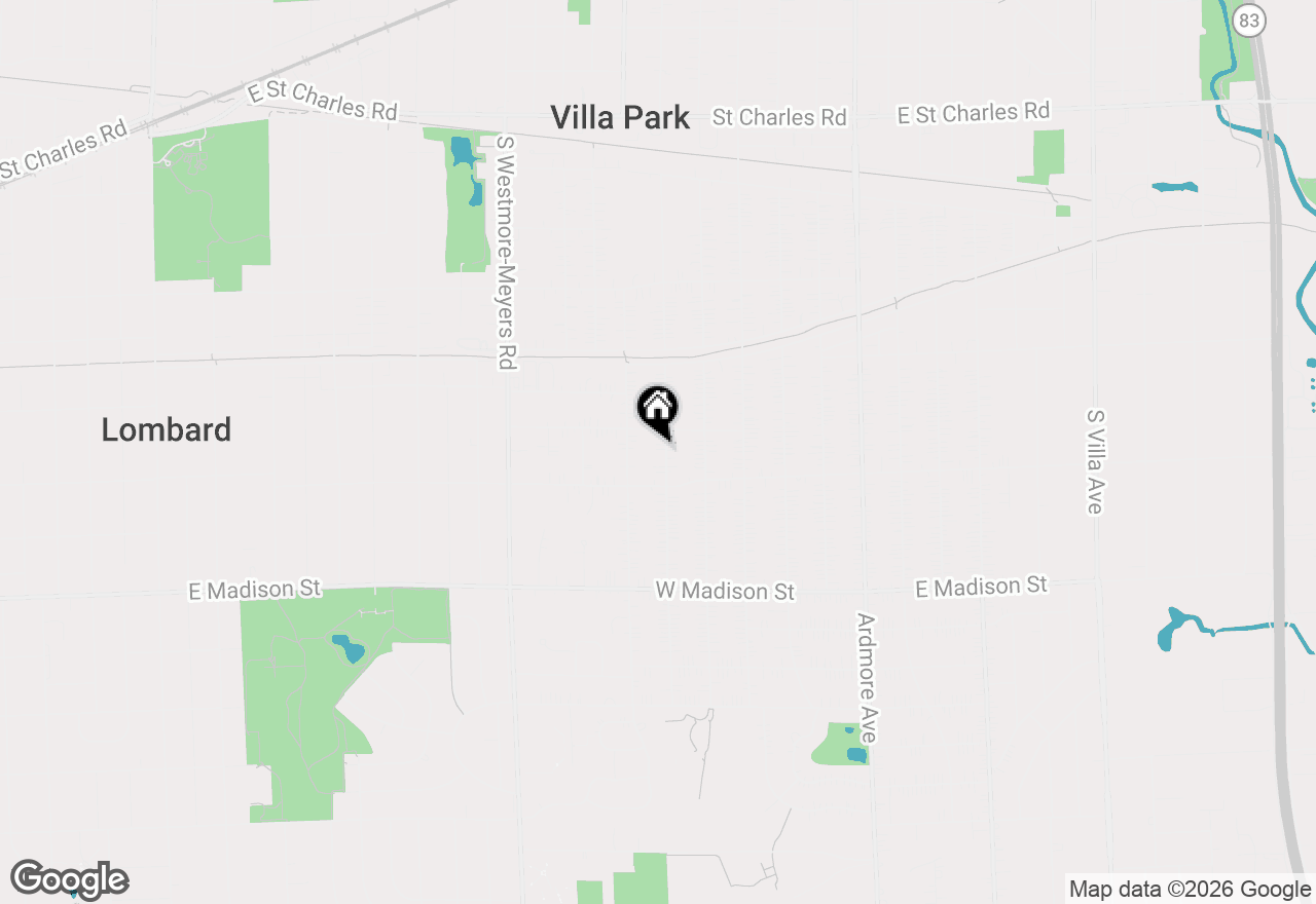 Map of 520 S Wisconsin Avenue, Villa Park, IL 60181
