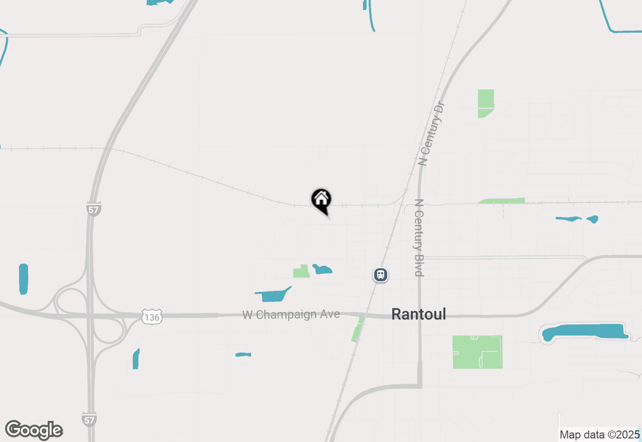 Map of 409 Neipswah Avenue, Rantoul, IL 61866