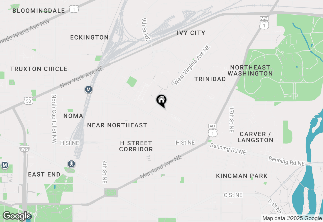 Map of 1140 Morse Street Ne, Washington, DC 20002