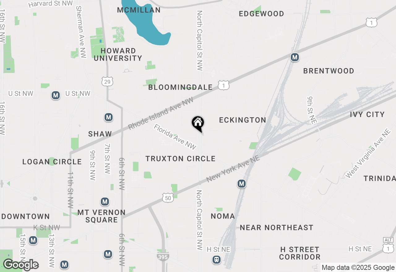 Map of 4 R Street Nw #5, Washington, DC 20001