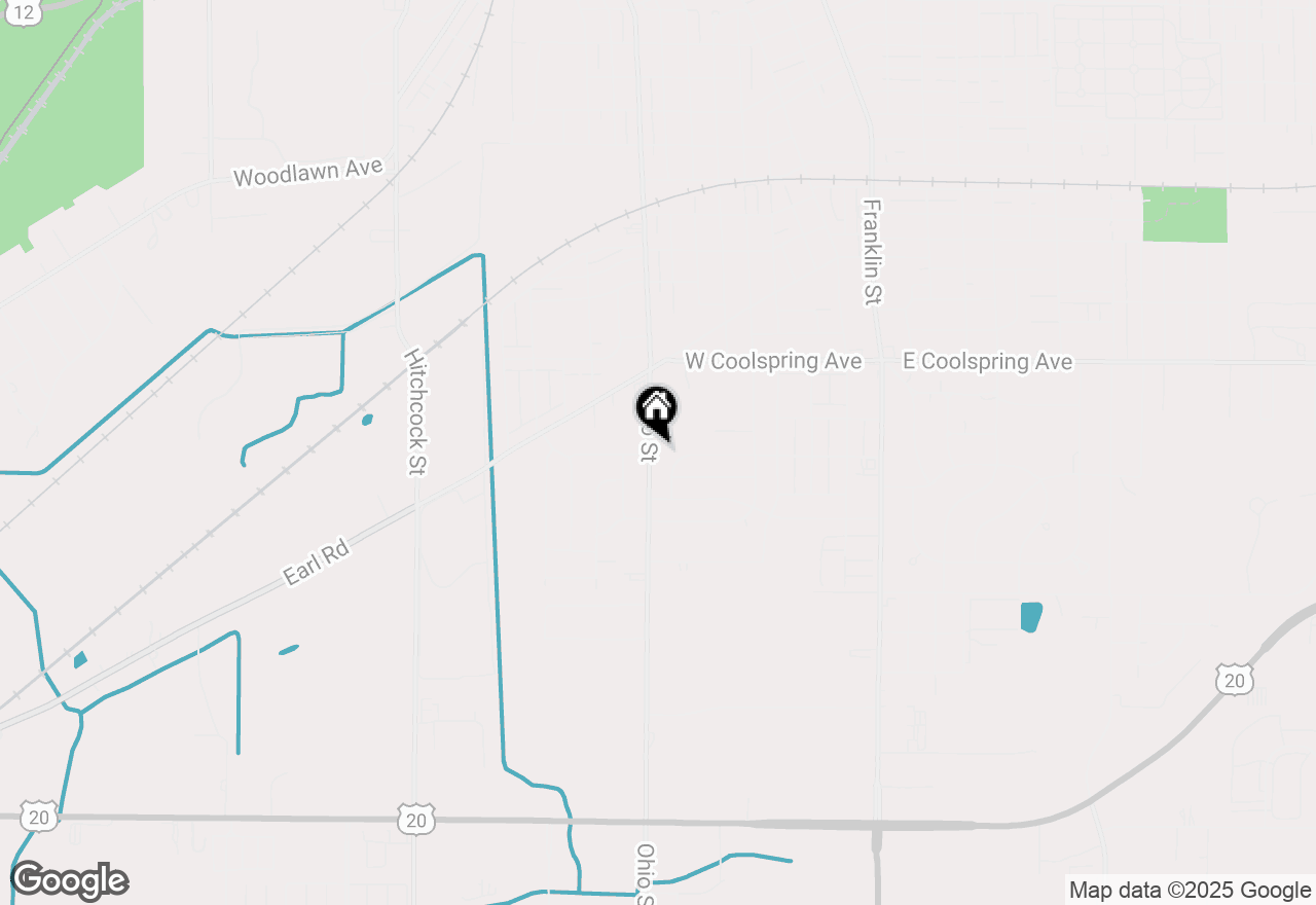 Map of 2714 Ohio Street, Michigan City, IN 46360