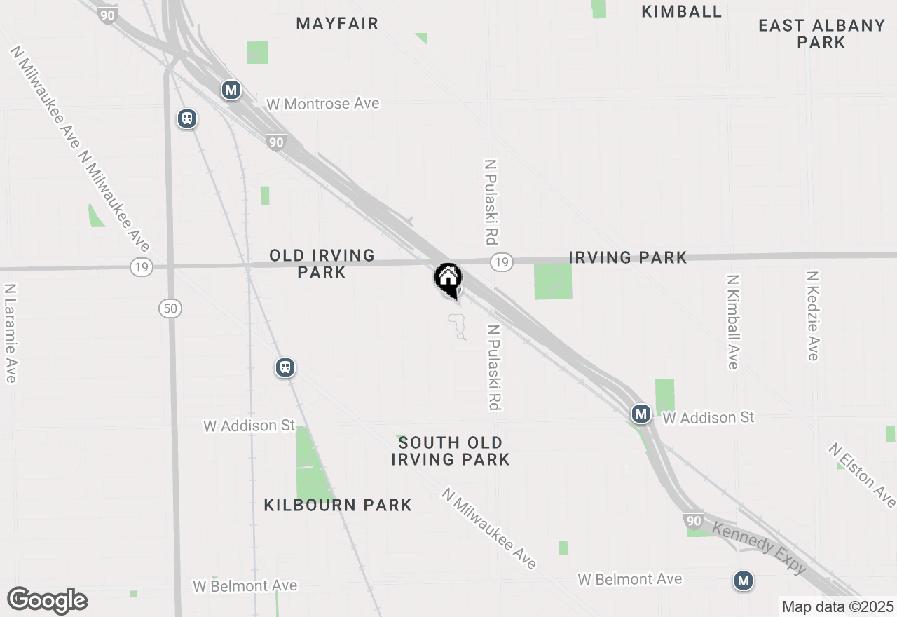 Map of 3851 N Kedvale Avenue #E3, Chicago, IL 60641