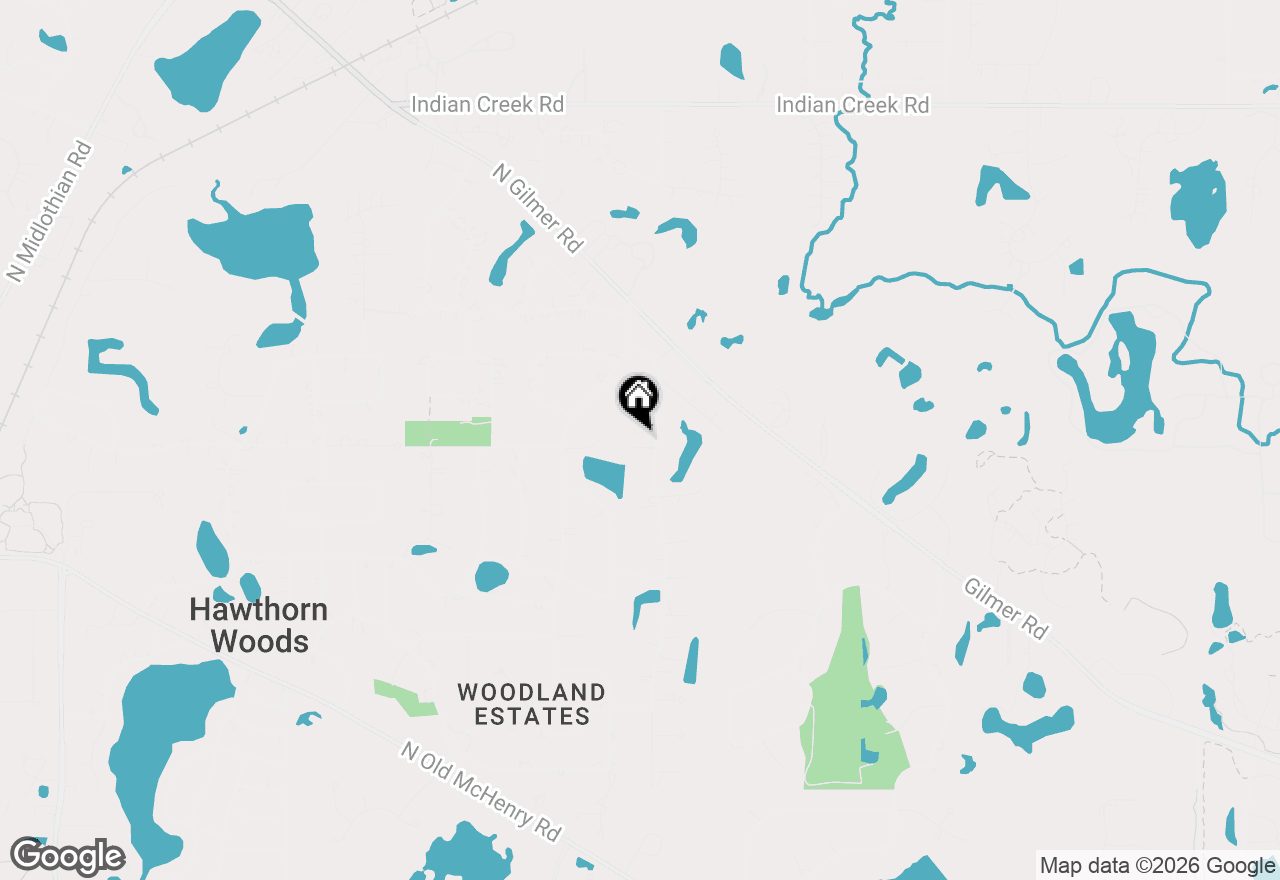 Map of 79 Mark Drive, Hawthorn Woods, IL 60047