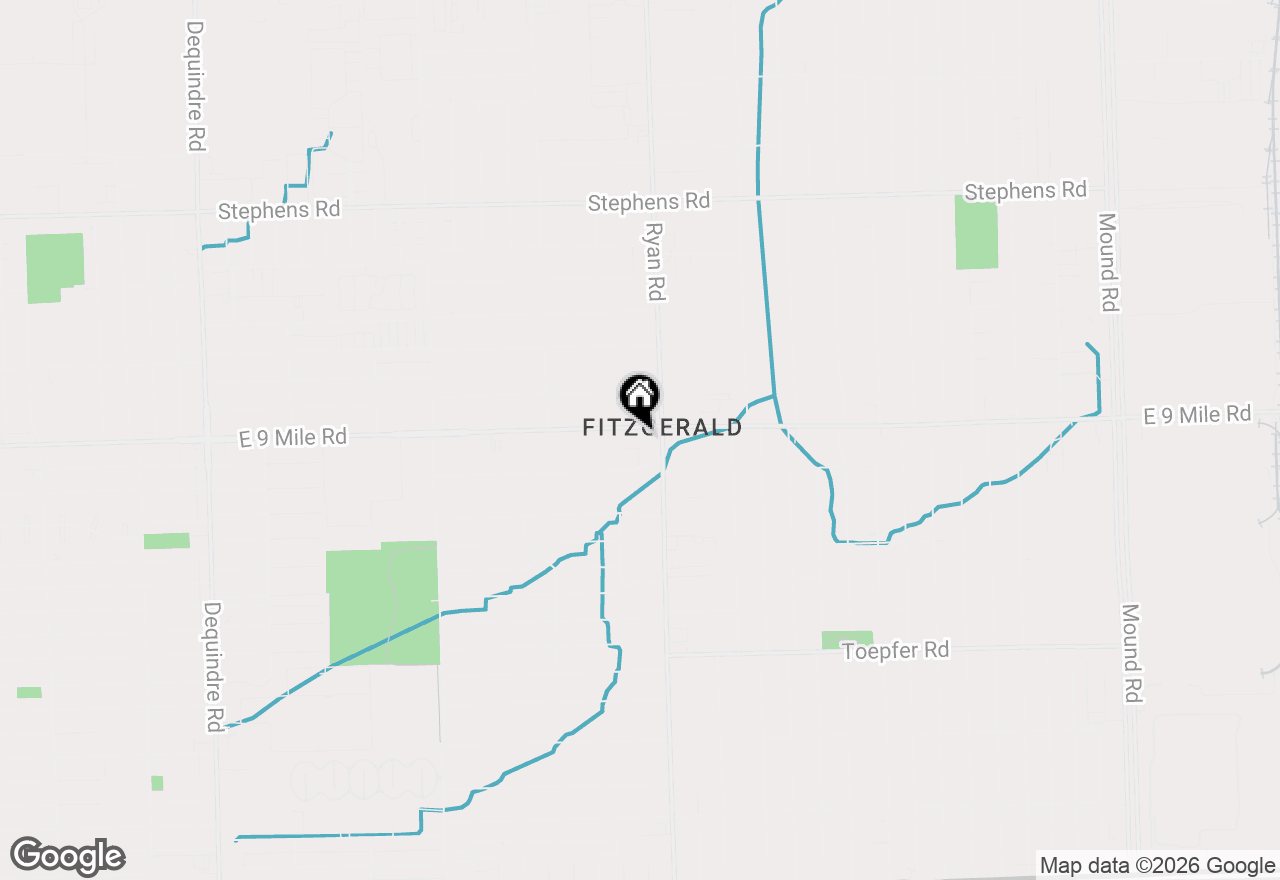 Map of 4024 E 9 Mile Road, Warren, MI 48091