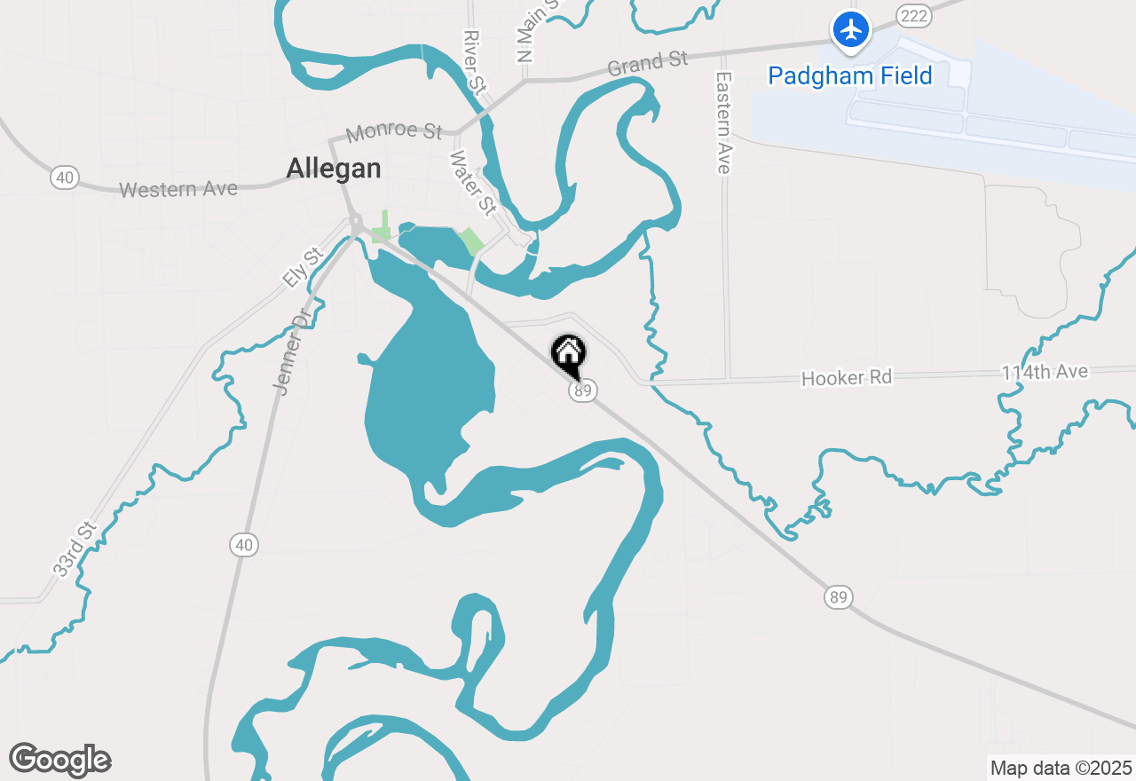 Map of 524 Marshall Street, Allegan, MI 49010