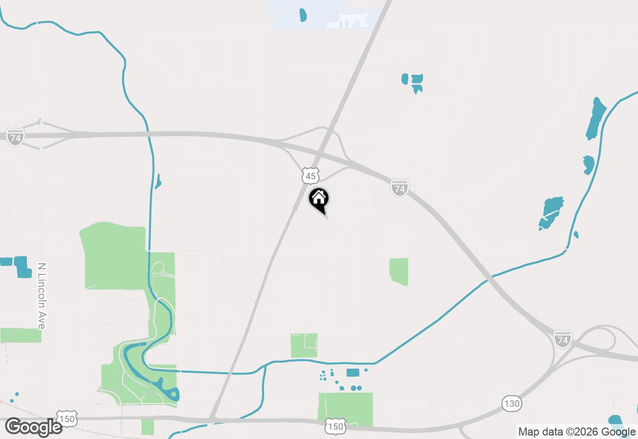 Map of 1104 Brad Drive #1104, Urbana, IL 61802