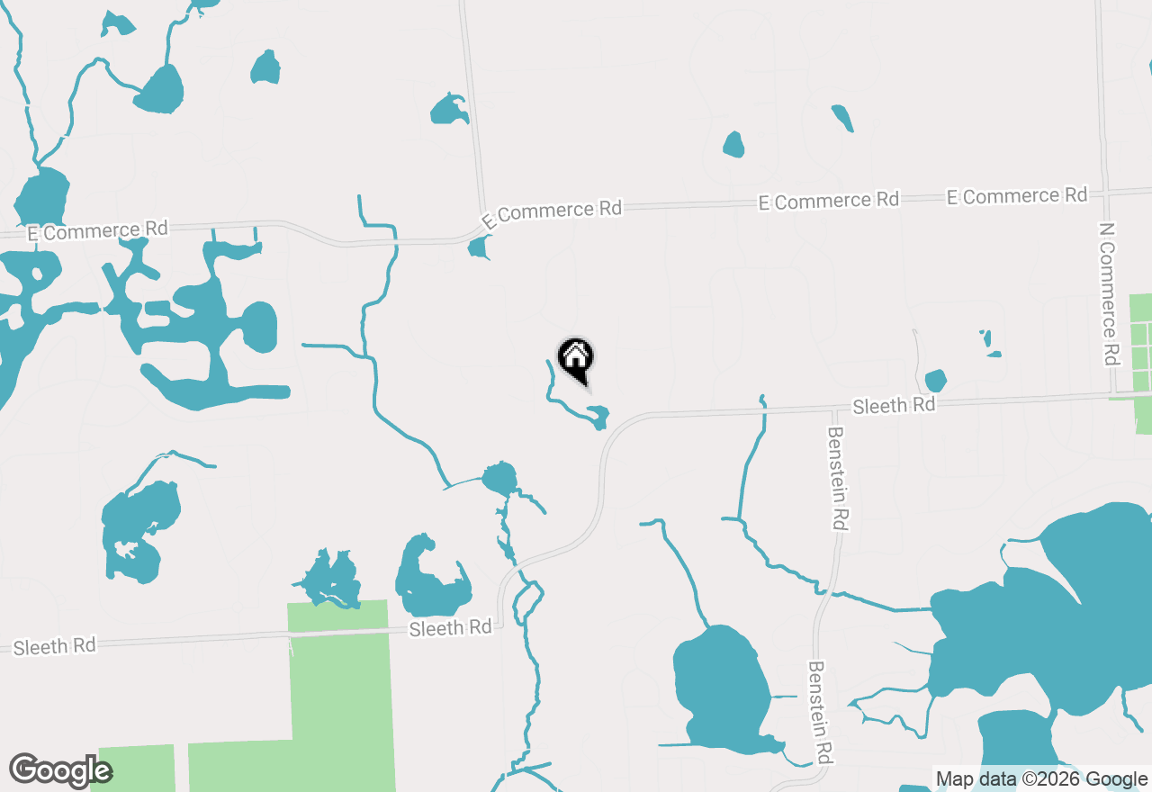 Map of 4709 Greenview Court, Commerce Twp, MI 48382