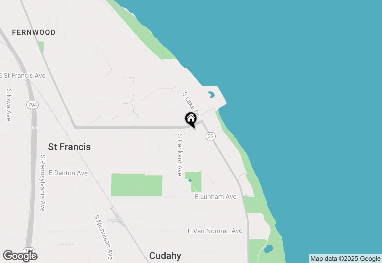 Map of 3912 S Troy Ave, St. Francis, WI 53235