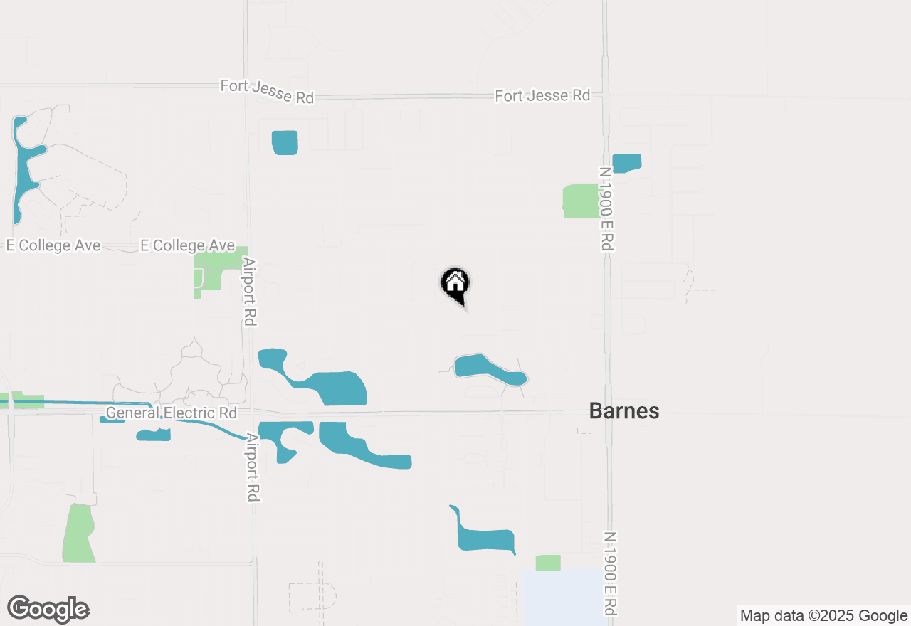 Map of 1 Worthington Court, Bloomington, IL 61704