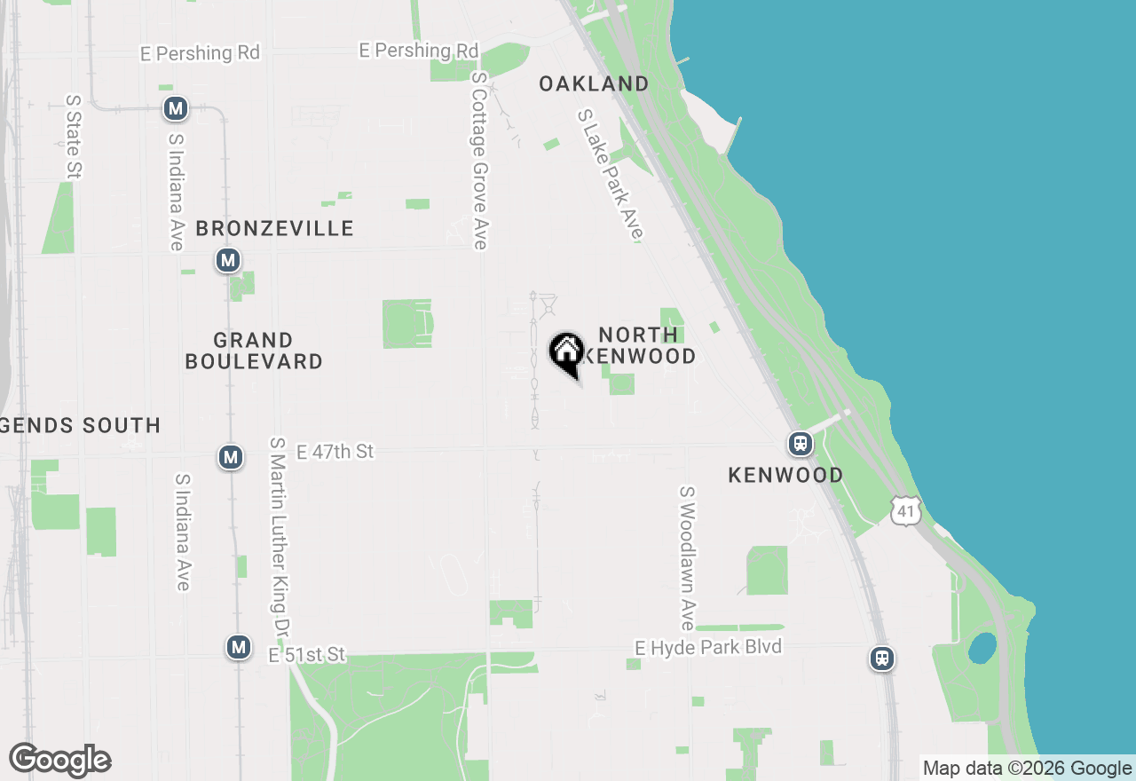 Map of 928 E 46th Street, Chicago, IL 60653