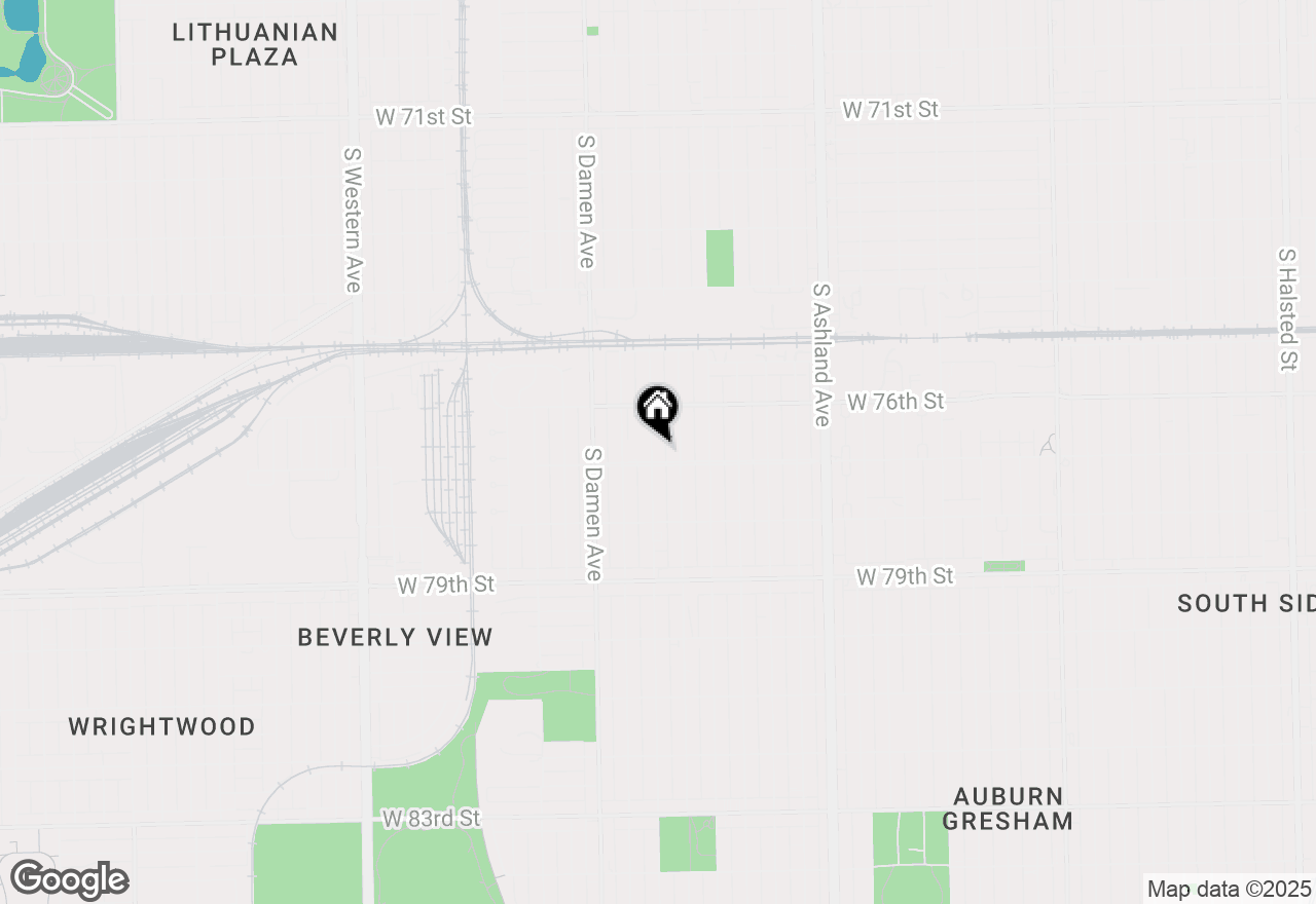 Map of 7649 S Wolcott Avenue, Chicago, IL 60620