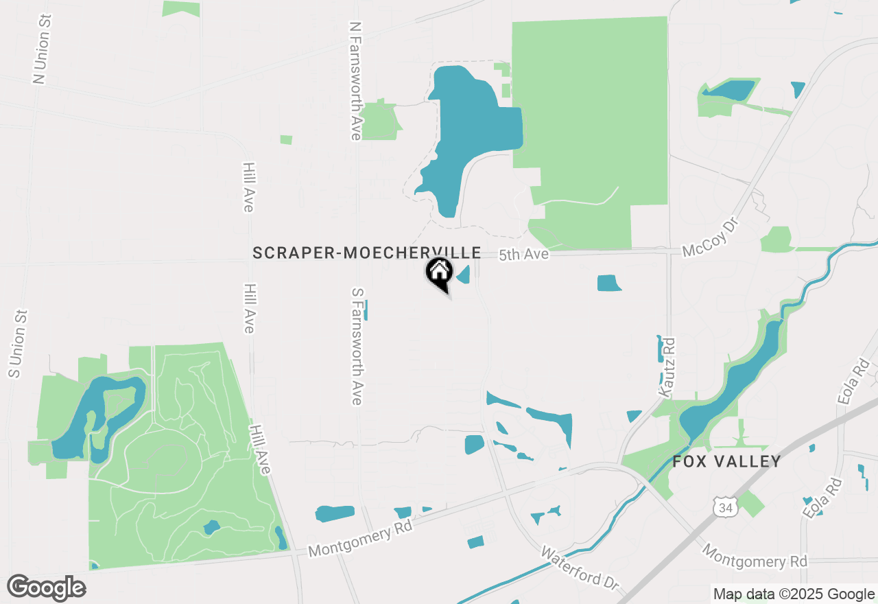 Map of 653 Serendipity Drive, Aurora, IL 60504