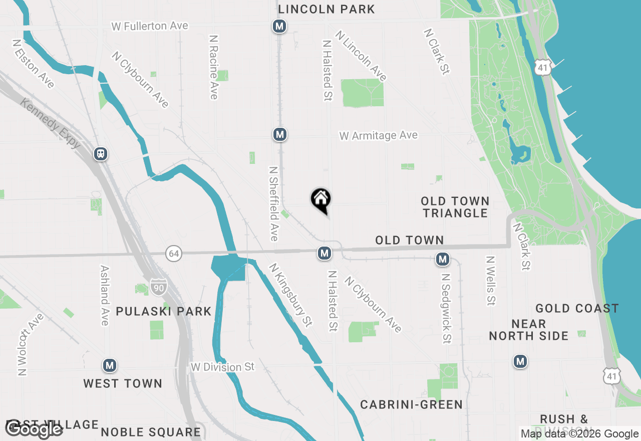 Map of 1703 N Dayton Street, Chicago, IL 60614