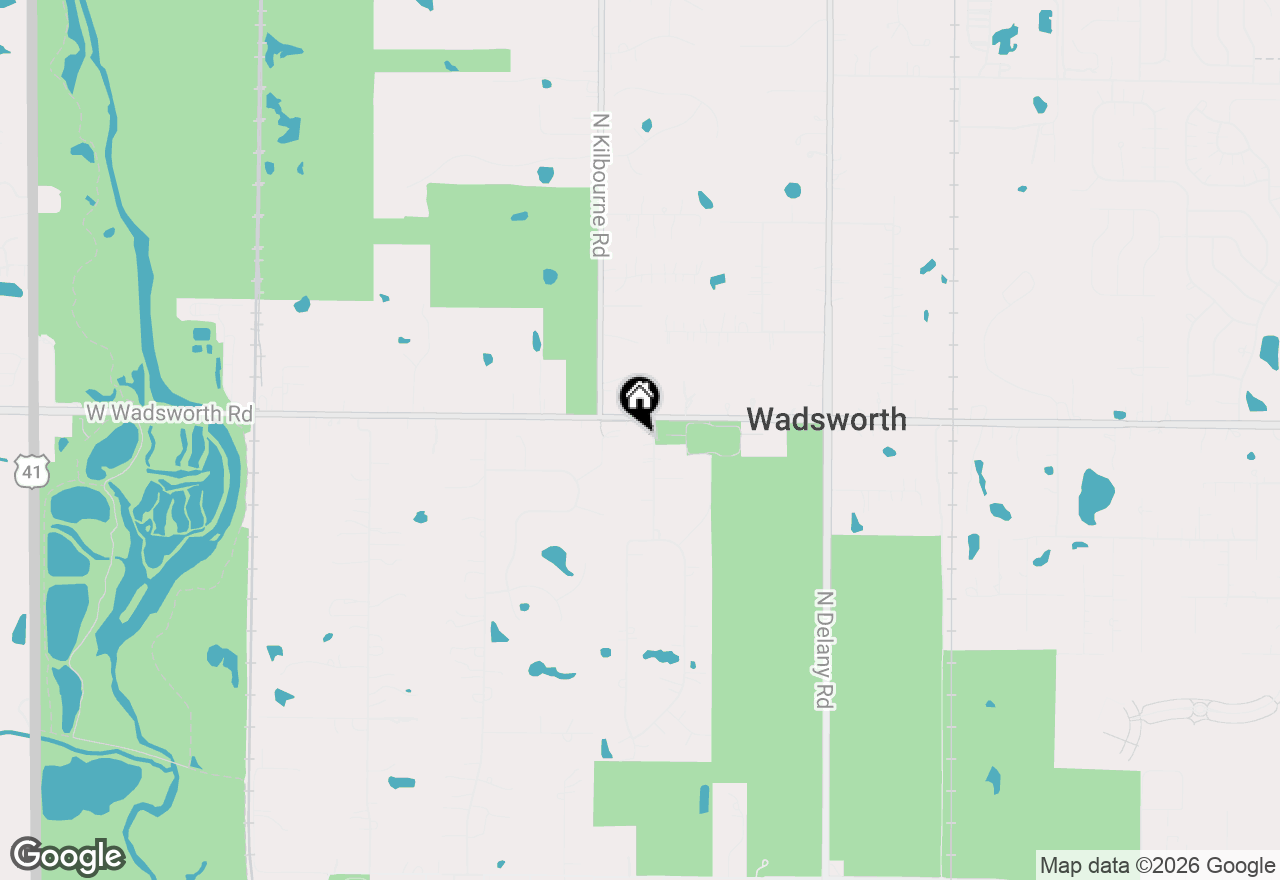 Map of 38970 N Northwoods Drive, Wadsworth, IL 60083