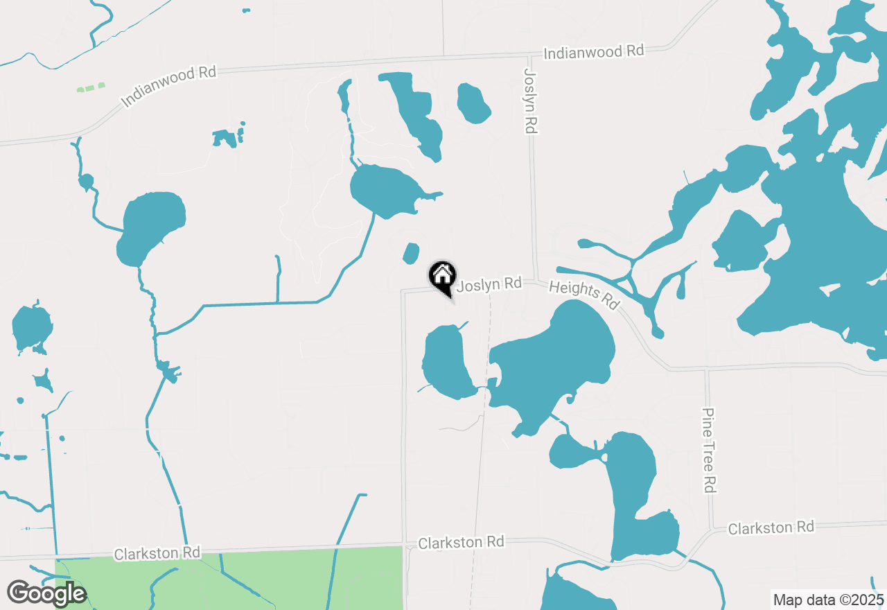 Map of 551 Joslyn Road, Lake Orion, MI 48362