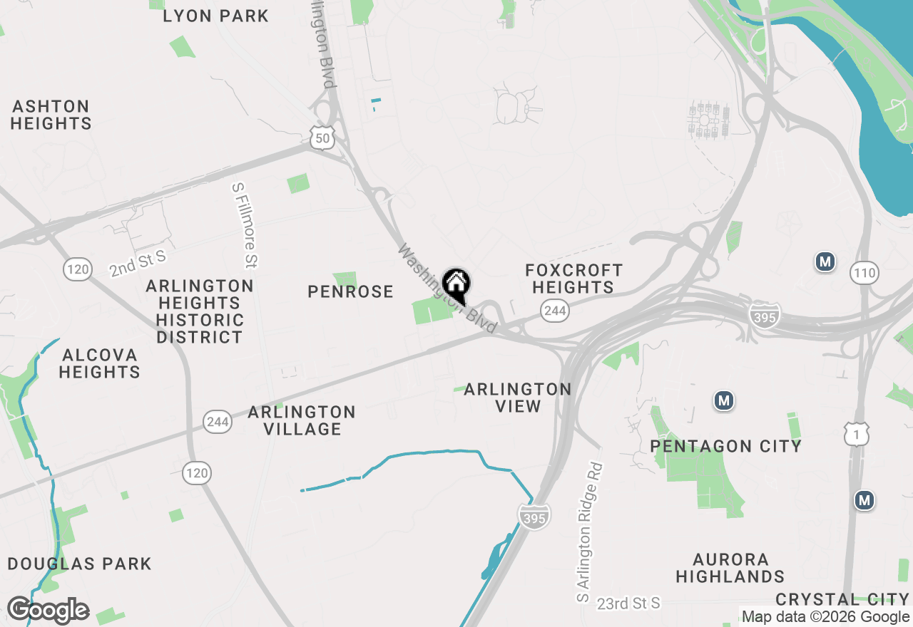 Map of 907 S Rolfe Street #1A, Arlington, VA 22204
