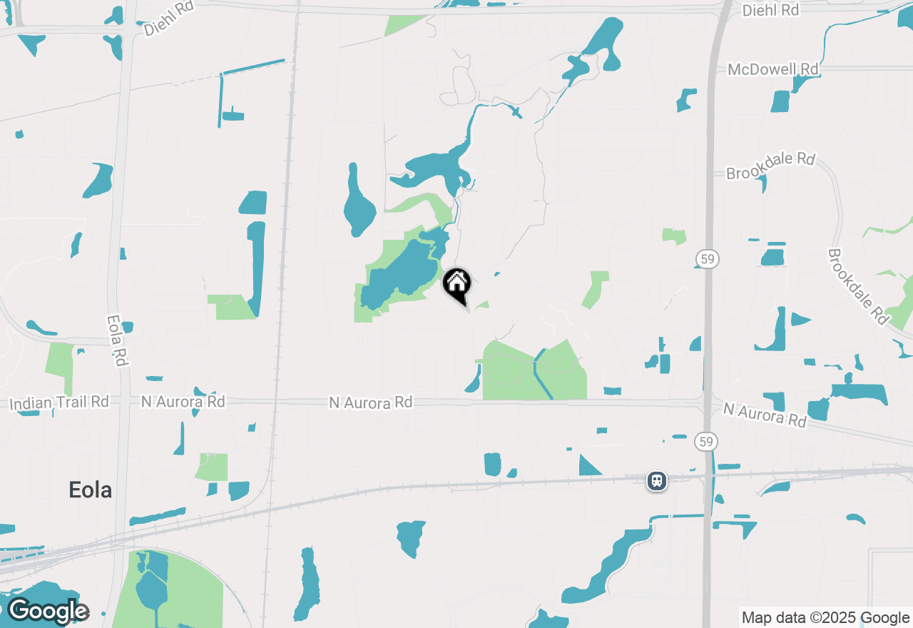 Map of 2418 Oneida Lane #2418, Naperville, IL 60563