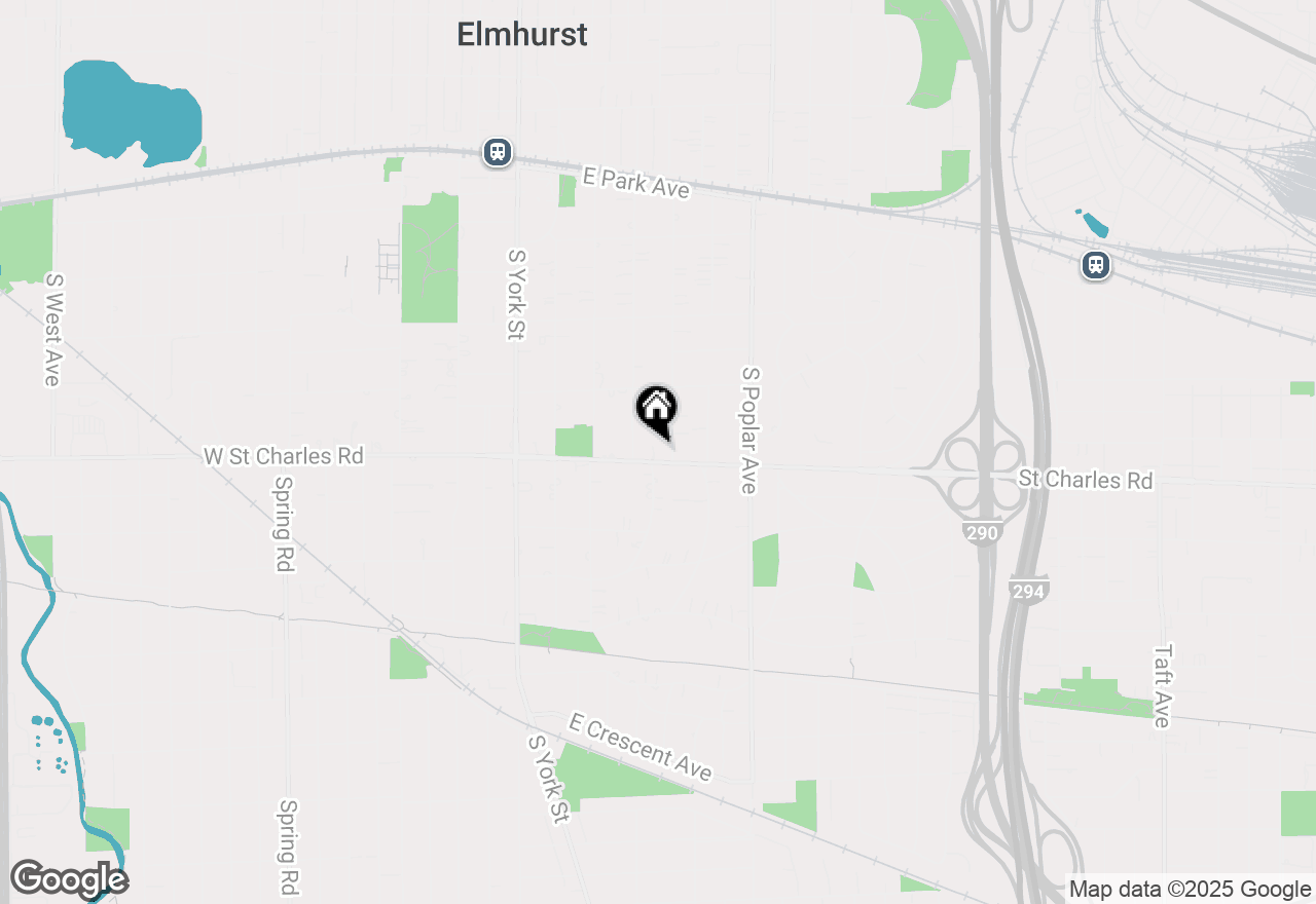 Map of 219 E Saint Charles Road, Elmhurst, IL 60126