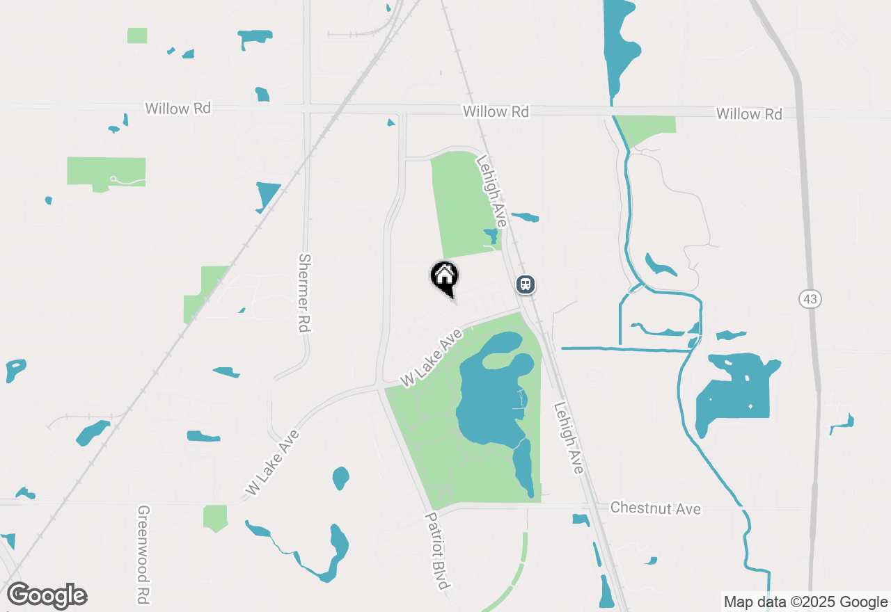 Map of 2548 Violet Street, Glenview, IL 60026