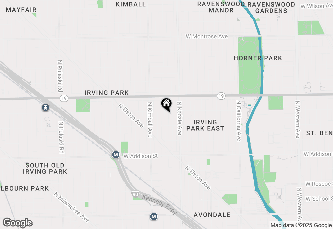 Map of 3847 N Spaulding Avenue, Chicago, IL 60618