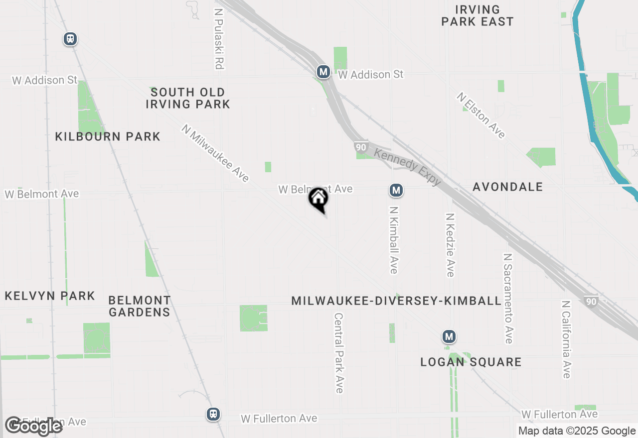 Map of 3056 N Monticello Avenue, Chicago, IL 60618