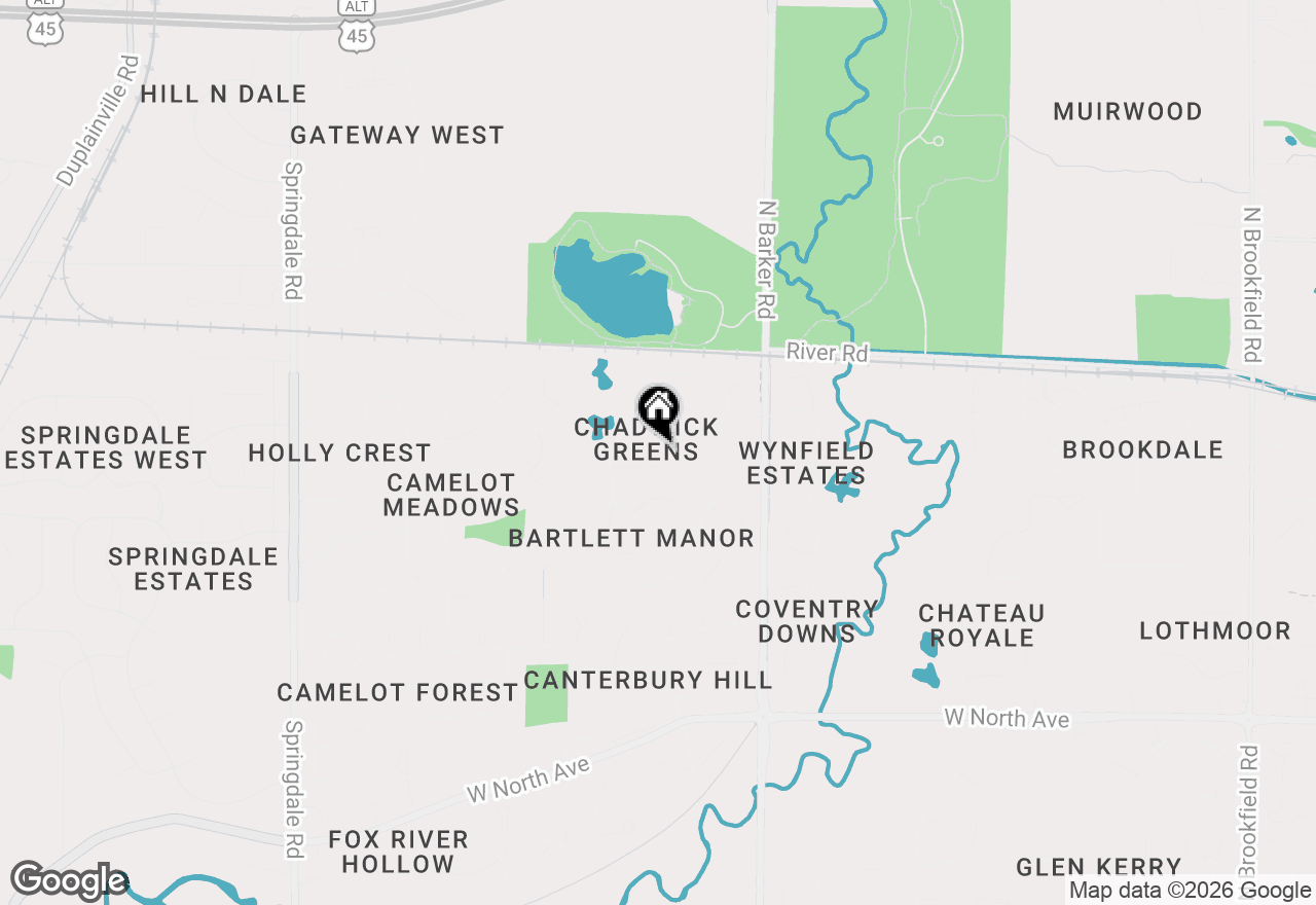 Map of 20750 Lincolnshire Ct, Brookfield, WI 53045