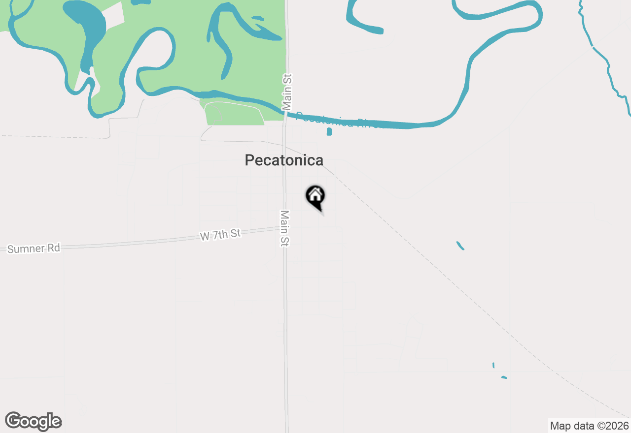 Map of 711 Taylor Street, Pecatonica, IL 61063