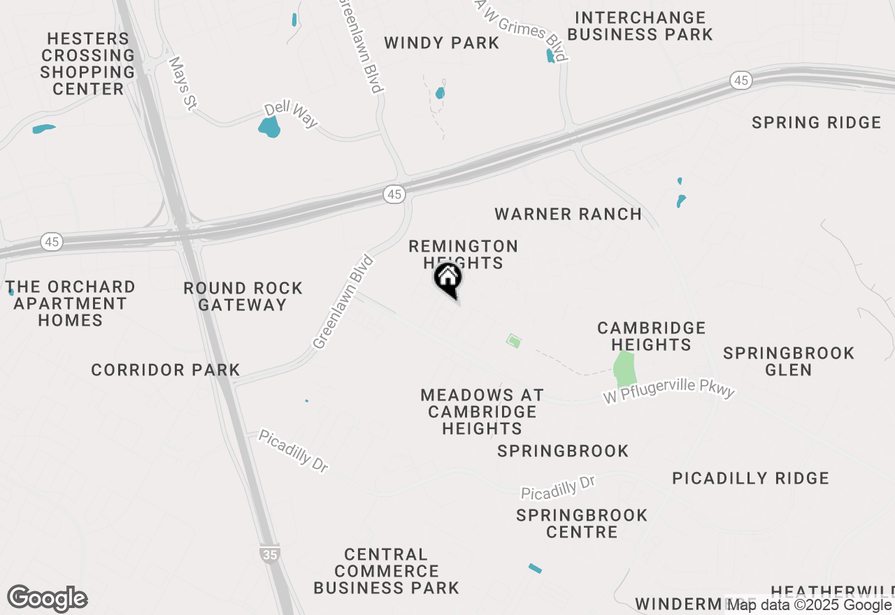 Map of 2206 Luna Azul Vw #78, Round Rock, TX 78664