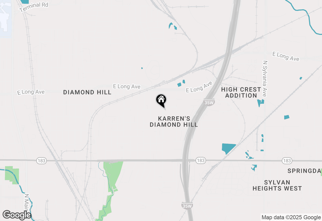 Map of 3209 Deen Road, Fort Worth, TX 76106