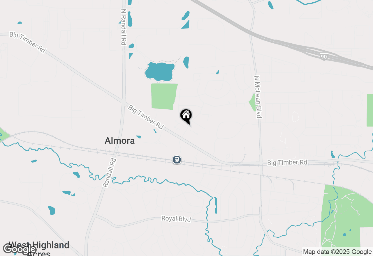 Map of 2013 Jeffrey Lane #2013, Elgin, IL 60123