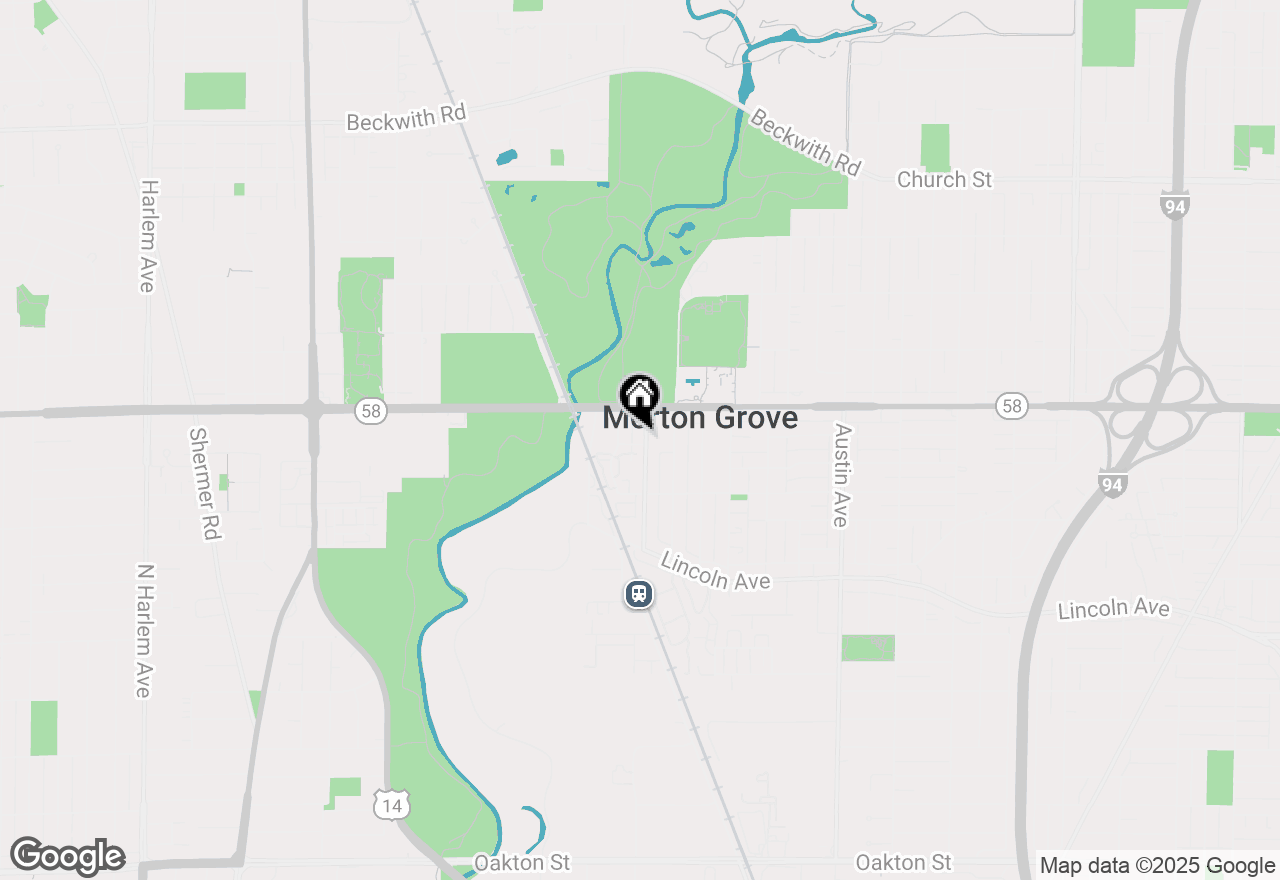 Map of 6344 Hennings Court, Morton Grove, IL 60053