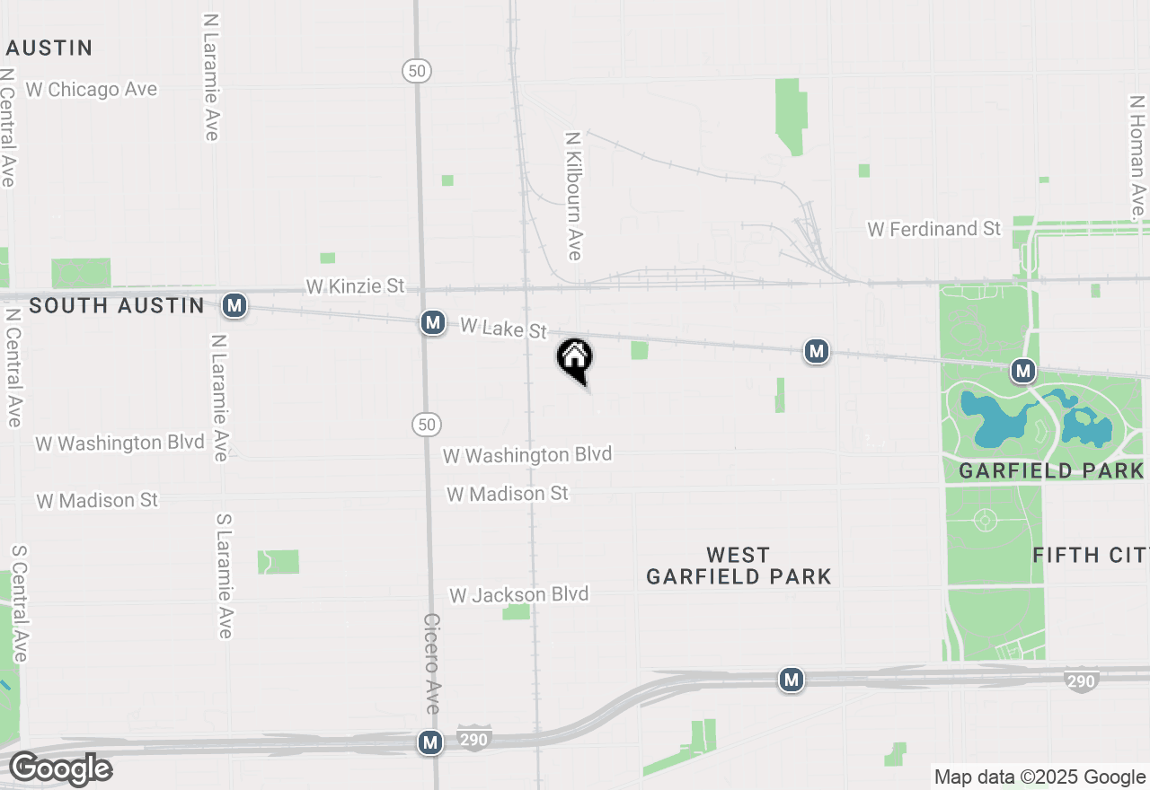 Map of (Address confidential), Chicago, Illinois 60624