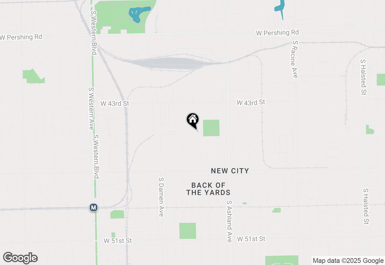 Map of 4446 S Wood Street, Chicago, IL 60609