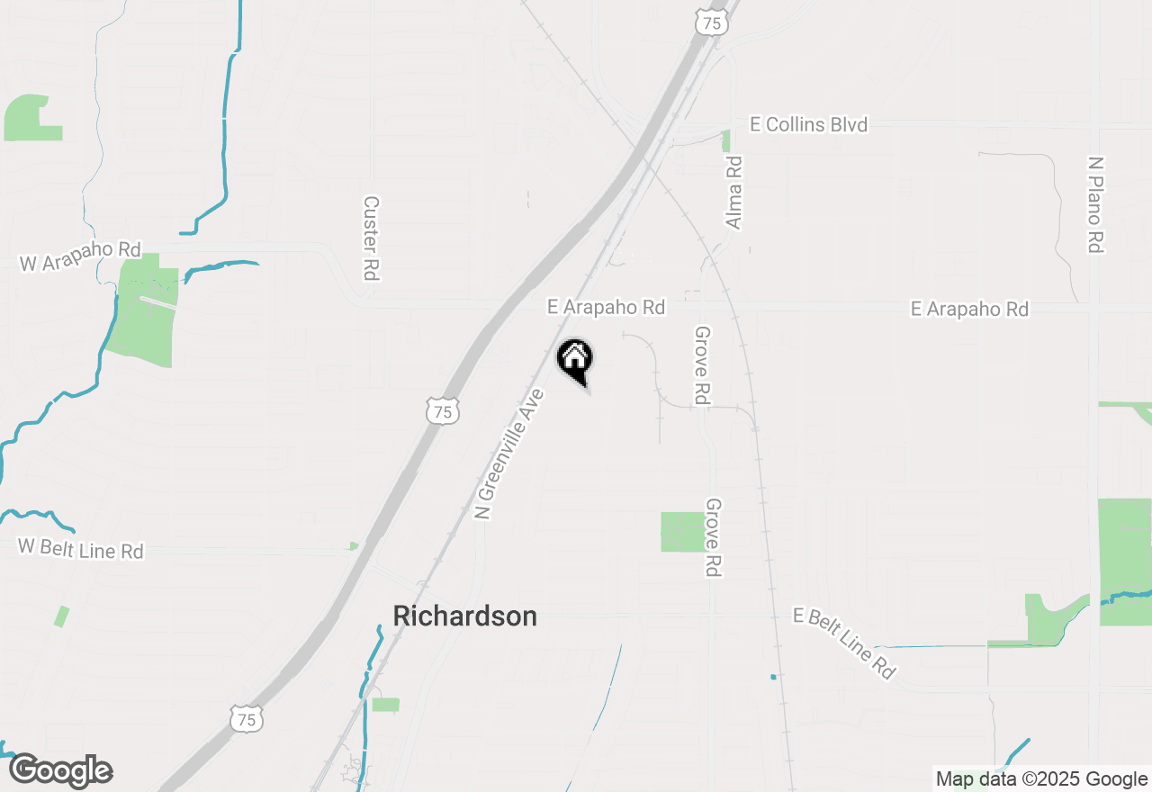 Map of 315 Hillside Avenue, Richardson, TX 75081