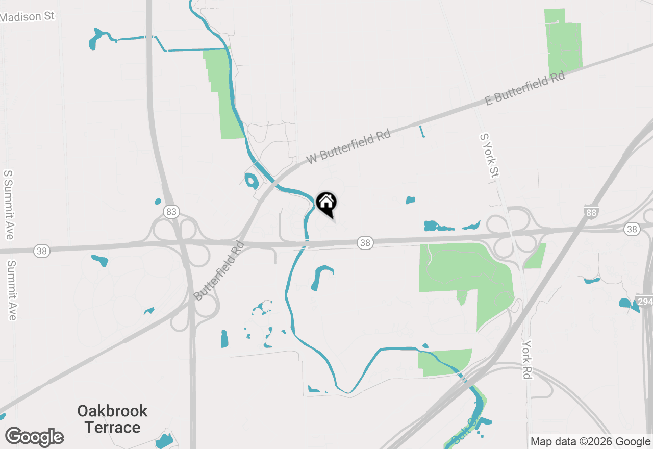 Map of 2 S Atrium Way #203, Elmhurst, IL 60126