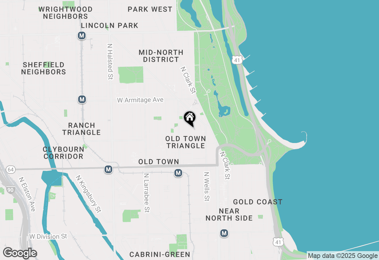 Map of 316 W Menomonee Street #-, Chicago, IL 60614