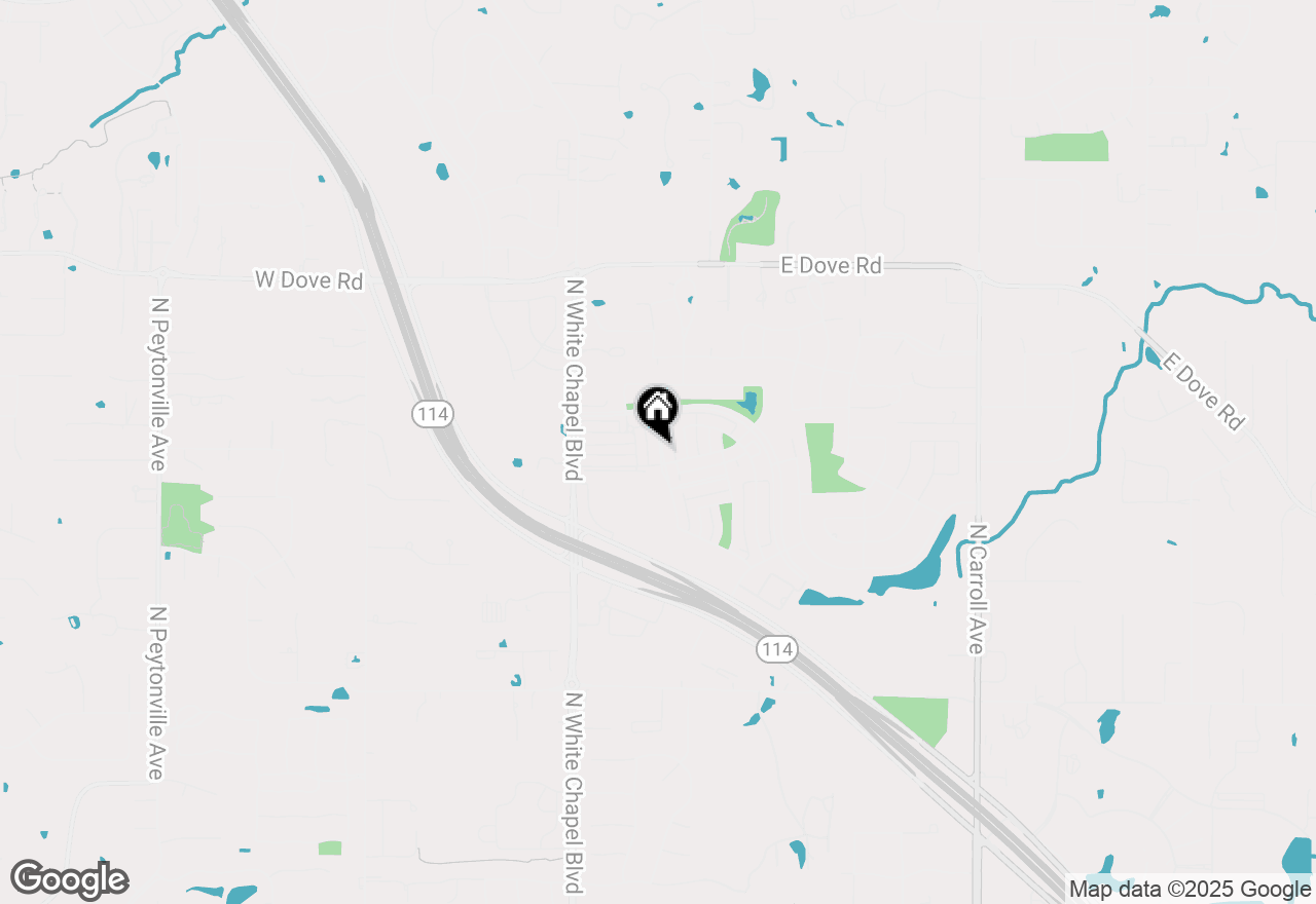 Map of 1816 Riviera Lane, Southlake, TX 76092