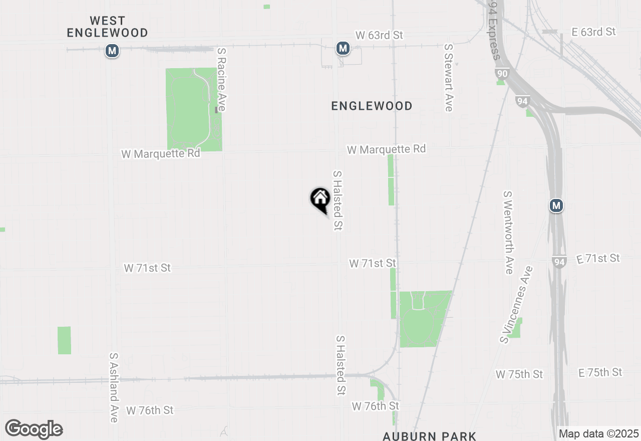 Map of 6924 S Green Street #1, Chicago, IL 60621