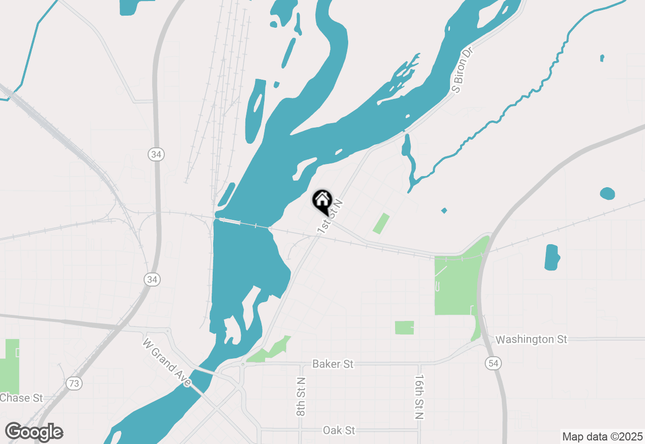 Map of 1551 N 1st Street, Wisconsin Rapids, WI 54494