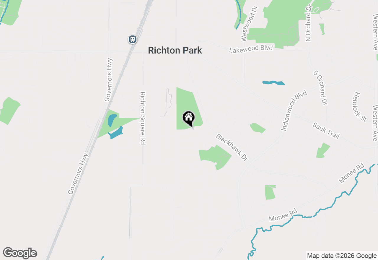 Map of 316 Sangamon Street, Park Forest, IL 60466