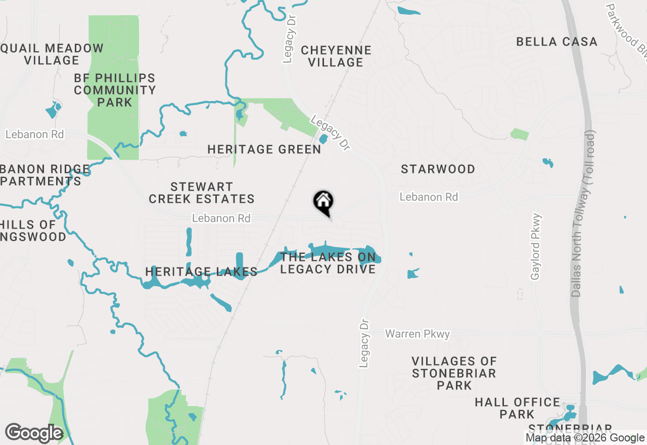 Map of 4954 Northshore Drive, Frisco, TX 75034