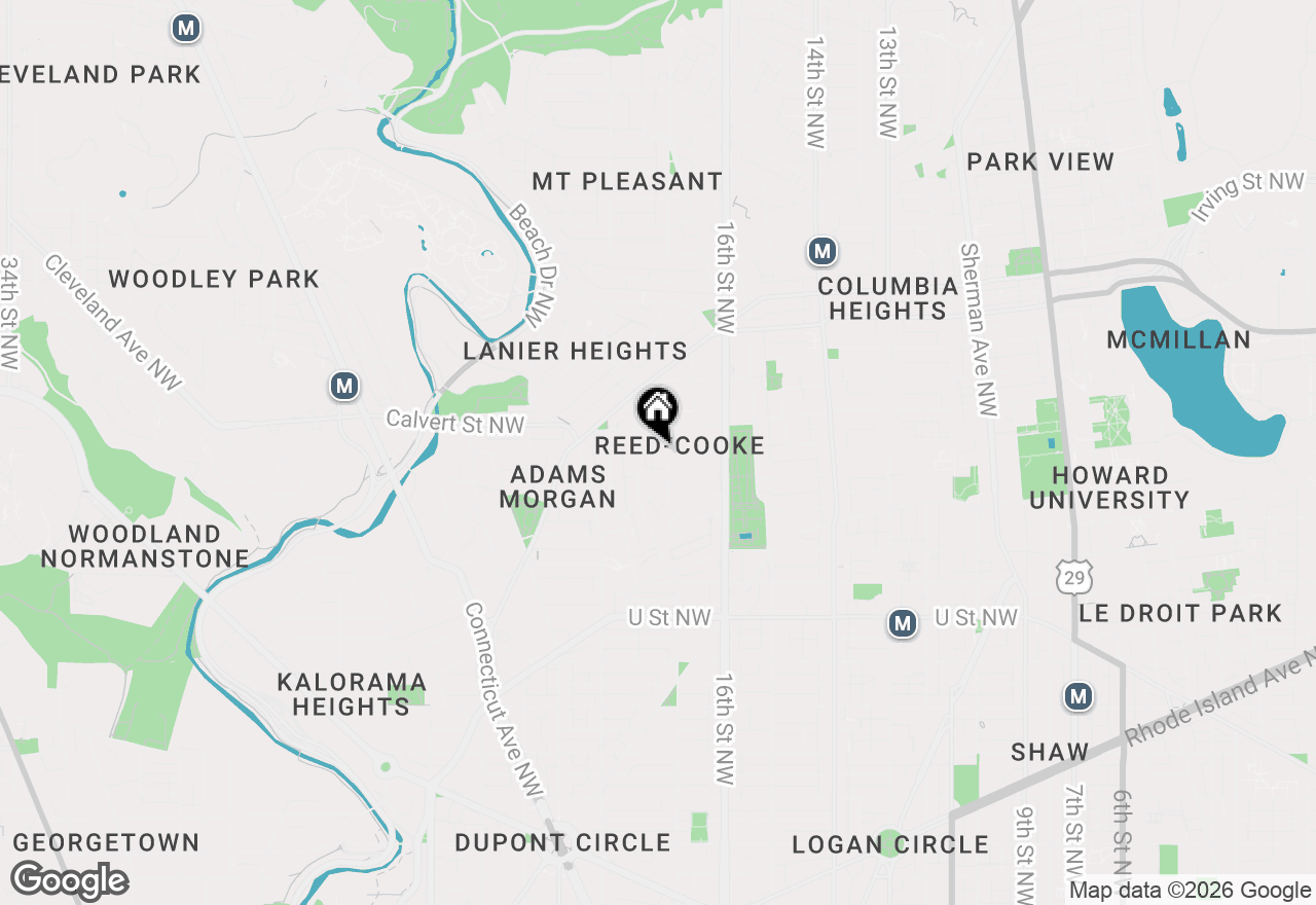 Map of 2424 17th Street Nw #101, Washington, DC 20009