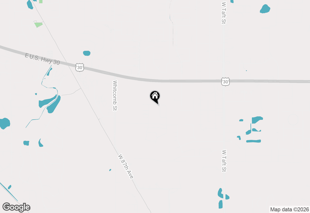 Map of 3033 W 82nd Place #C, Merrillville, IN 46410