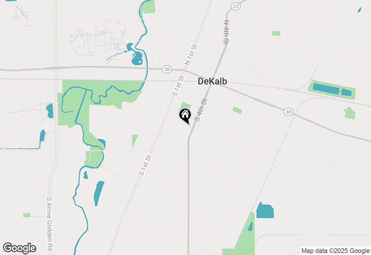 Map of 610 S 3rd Street, Dekalb, IL 60115