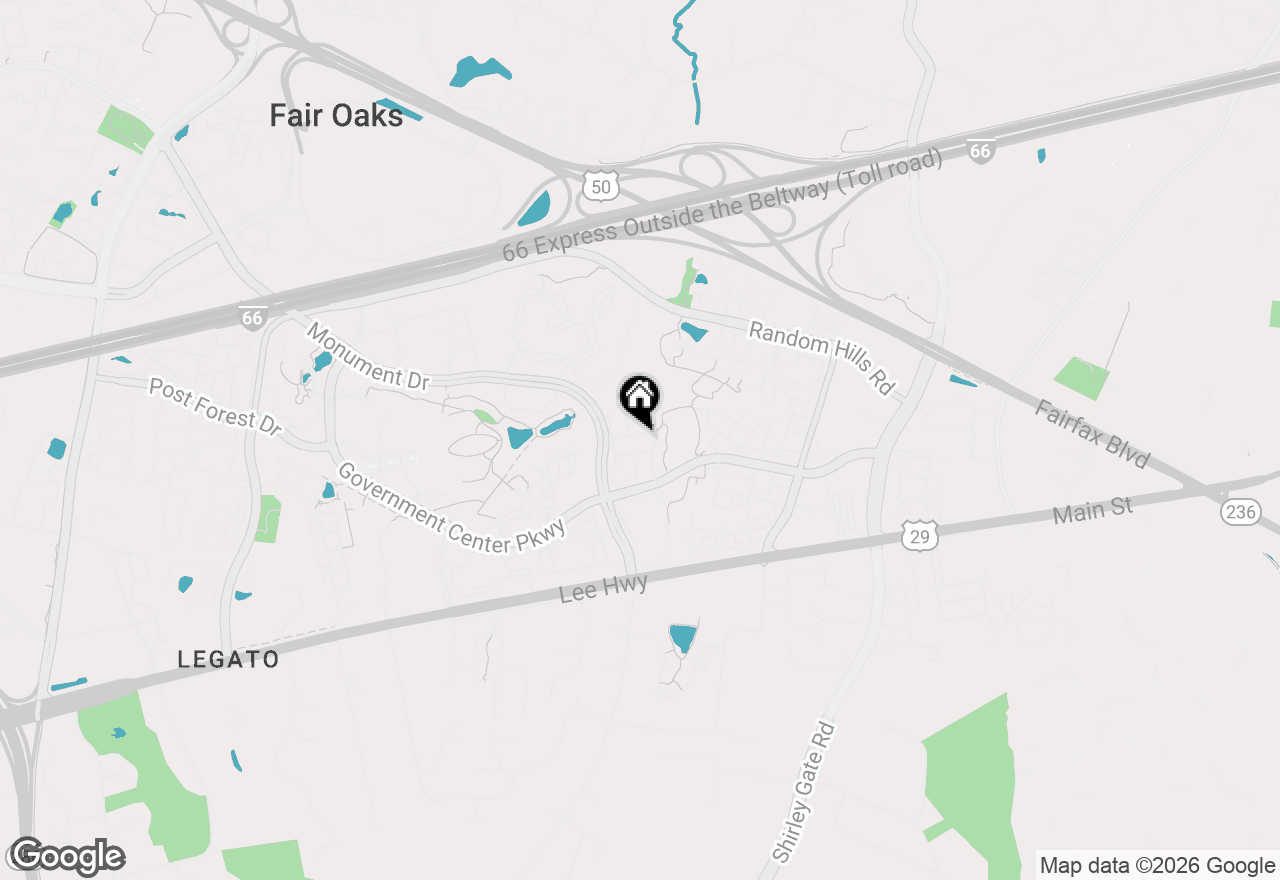 Map of 11607 Park Vista Boulevard, Fairfax, VA 22030