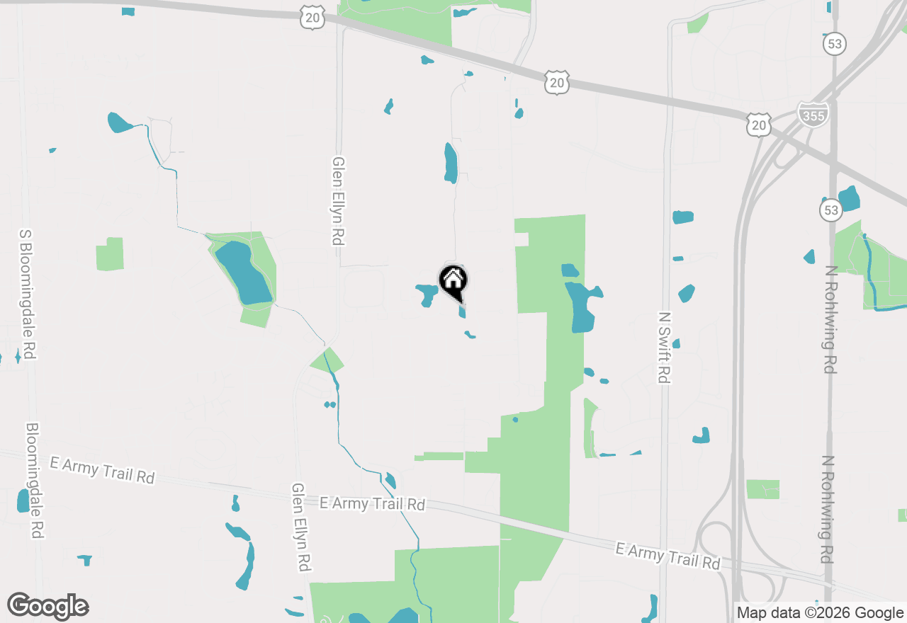 Map of 357 Arquilla Court, Bloomingdale, IL 60108