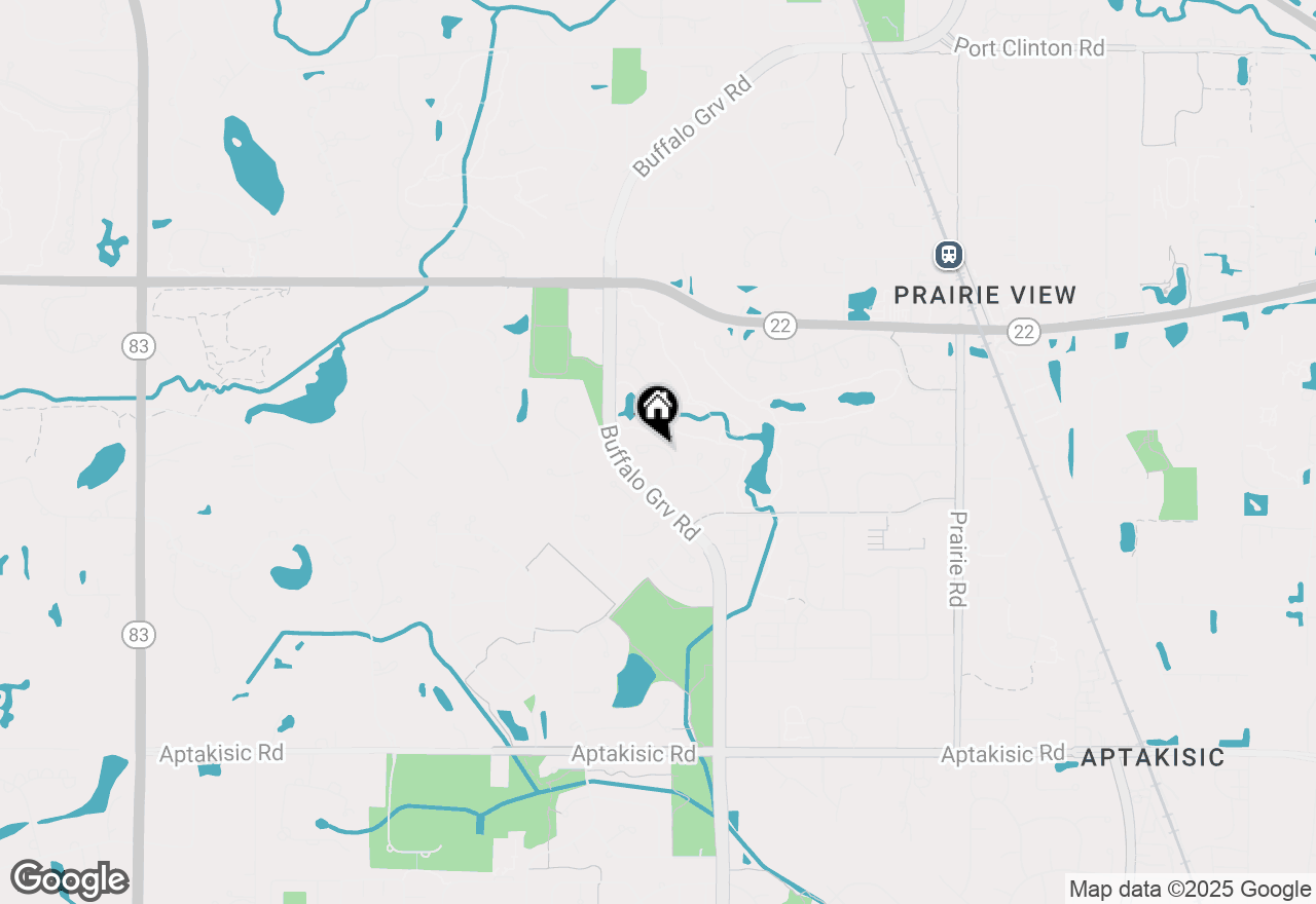 Map of 2314 Magnolia Court E, Buffalo Grove, IL 60089