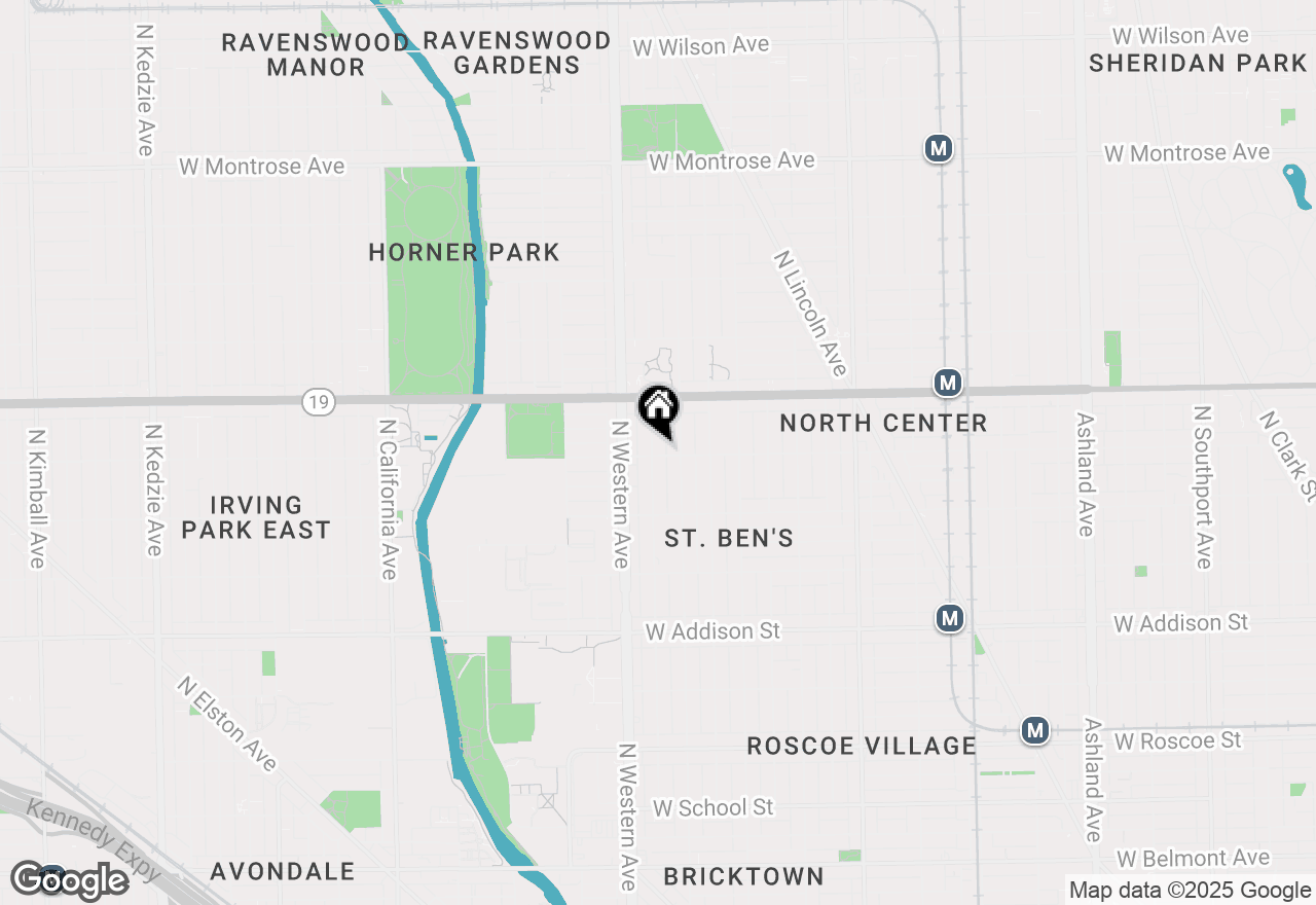 Map of 2316 W Byron Street #2, Chicago, IL 60618