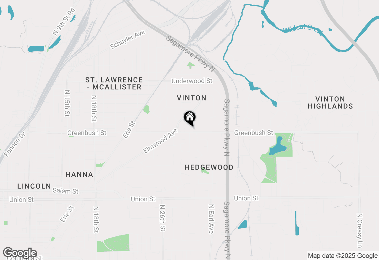 Map of 2810 Greenbush Street, Lafayette, IN 47904