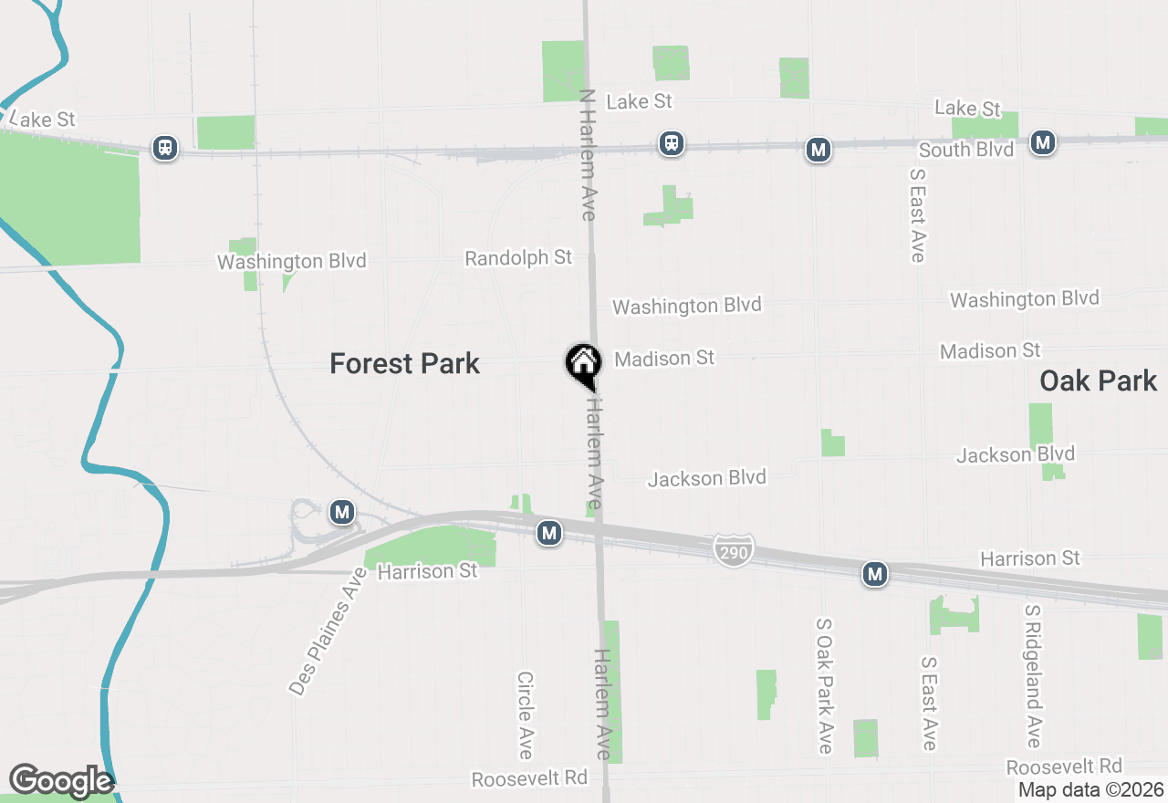 Map of 440 Elgin Avenue, Forest Park, IL 60130